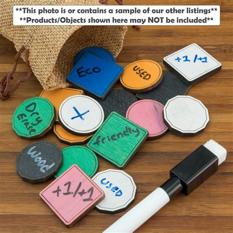 dry erase tokens